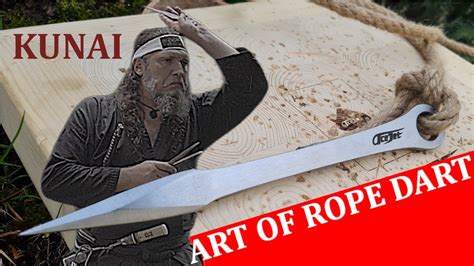 Art of Rope Dart - Knife Throwing techniques with Kunai by Master Jakub ...