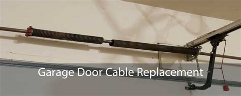 Brisbane Garage Door Cable Replacement | Tension Cable & Torsion Cable ...