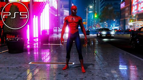 Spider-Man PS5 Beautiful Night Time Free Roam Gameplay (4k) (Raimi Suit) - YouTube