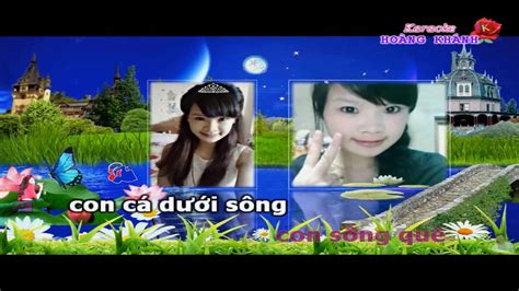 Khúc Hát sông quê - Karaoke [song ca] (mới) - YouTube