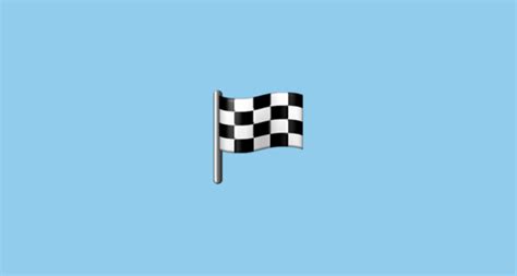 🏁 Chequered Flag Emoji on Apple iOS 9.0