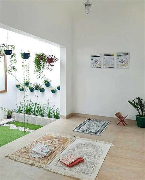 10 Tiny Prayer Room Ideas With Mini Garden | HomeMydesign