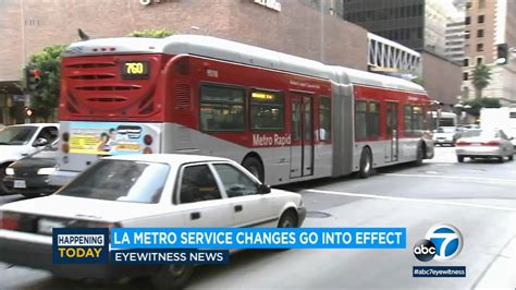 LA Metro changes go into effect Sunday, Dec. 19; includes realigning ...