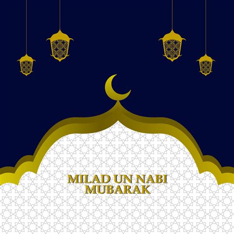 Happy eid milad un nabi mubarak. Islamic design background. Suitable for greeting card, poster ...