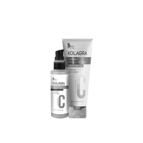 Kolagra VITAMIN C SKIN SERUM + VITAMIN C FACIAL CLEANSER - Alismailia ...