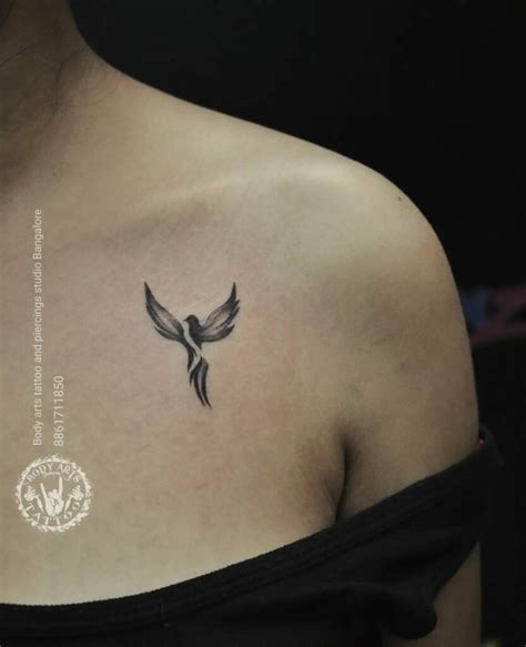 11+ Small Unique Phoenix Bird Tattoo Ideas That Will Blow Your Mind!