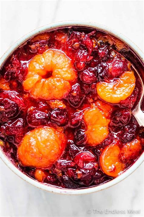 Cranberry Sauce with Mandarin Oranges - The Endless Meal®