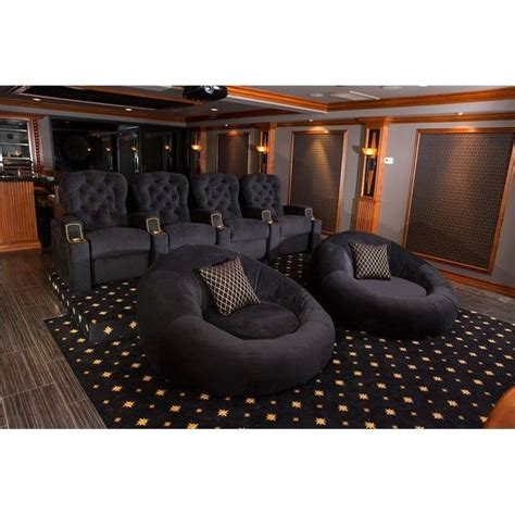 Home Theater Room Design, Home Theater Decor, At Home Movie Theater, Home Theater Seating, Game ...