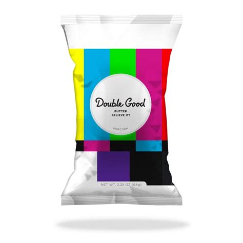 Double Good Popcorn Wants To Spread The Good With Every Bag | Dieline