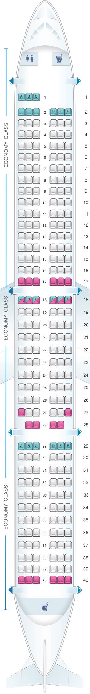 Seat Map easyJet Aibus A321 Neo | SeatMaestro