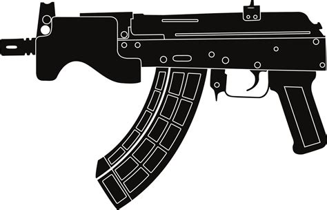 Download Mini Draco Ak47, Pistol, Gun. Royalty-Free Vector Graphic - Pixabay