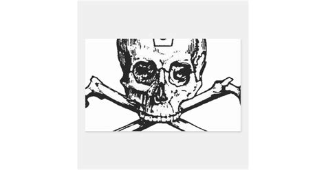 Skull and Bones - Secret Society Rectangular Sticker | Zazzle