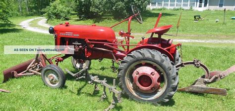 1953 International (mccormick) Farmall Cub Tractor, With Implements