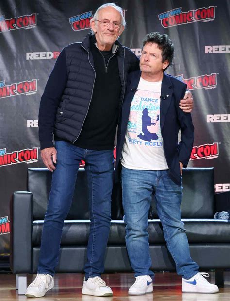 Michael J. Fox and Christopher Lloyd Reunite at Comic-Con