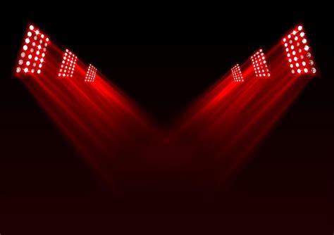 Red stage lights background 7168056 Vector Art at Vecteezy