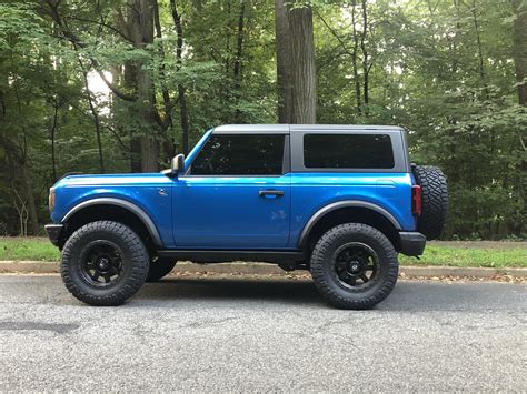 35's on Black Diamond, No lift, No rub | Bronco6G - 2021+ Ford Bronco ...