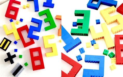 Build LEGO Numbers Math Activity for Kids