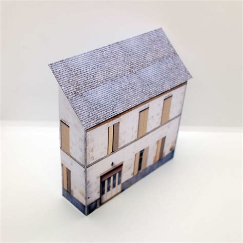 N Gauge Low Relief Houses - Scale Model Buildings