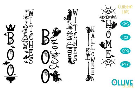 Halloween Bundle SVG Halloween Porch Sign (847211) | Cut Files | Design ...