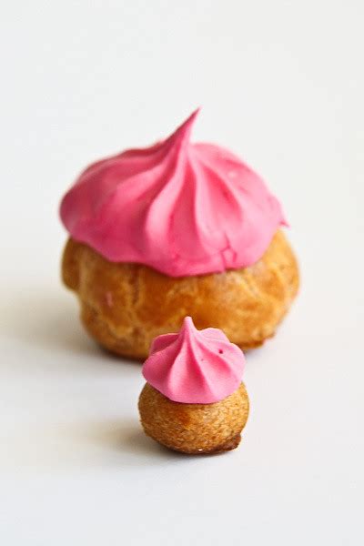 raspberri cupcakes: Fancy Gems Mini Choux