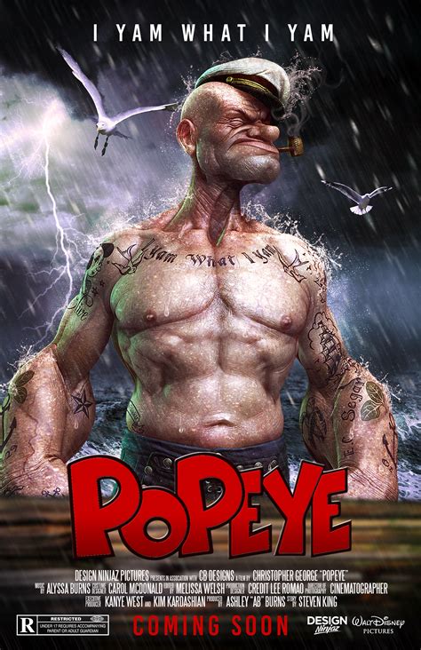 POPEYE MOVIE POSTER | IMAGE MANIPULATION :: Behance