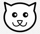 Easy Cat Face Coloring Pages sketch template