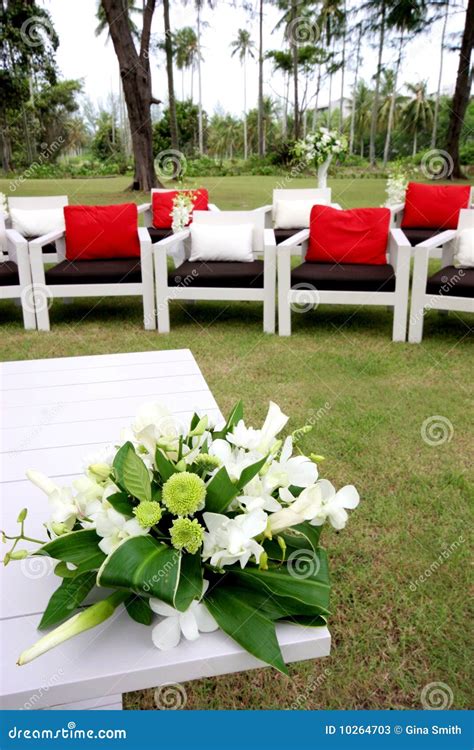 Wedding venue stock image. Image of event, flowers, line - 10264703