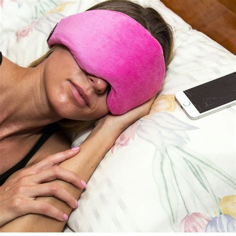 1 Voice Bluetooth Sleep Headphones Eye Mask - Pink - Walmart.com ...