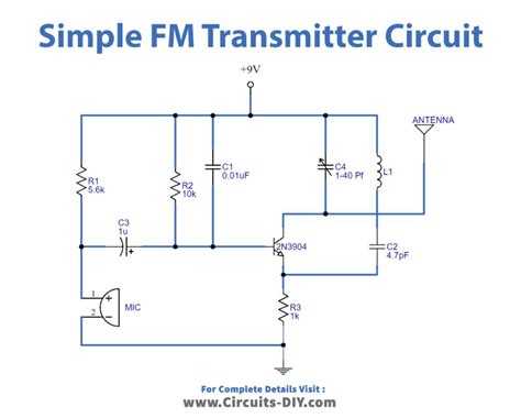 Simple FM Transmitter Circuit using Transistor