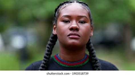 Serious Young Black Woman Portrait African Stock Photo 1903518739 | Shutterstock