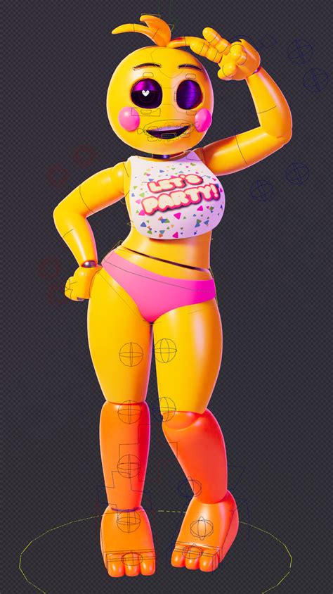 Ashley Lewis-Lopez - [FNAF] Stylized Toy Chica model