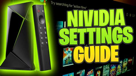 Nvidia Shield pro Settings guide 2023 - What you need to know - YouTube