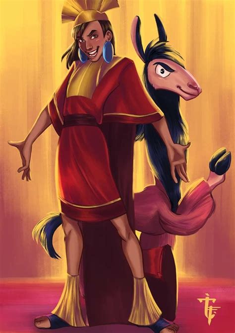 By Taylae Artist | Las locuras del emperador, Personajes disney, The emperor's new groove