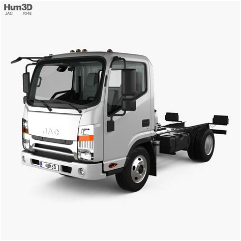 JAC X250 Chassis Truck with HQ interior 2022 3D model - Vehicles on Hum3D