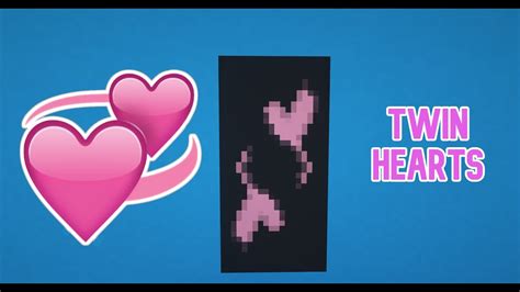 Banner design ideas: How to make TWIN HEARTS banner in Minecraft! - YouTube