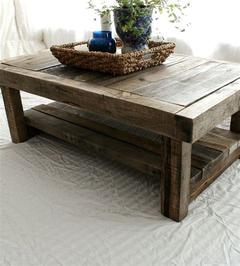 rustic wood coffee table with wheels Collection-Coffee Table Reclaimedod Coffee Tabl… | Wood ...