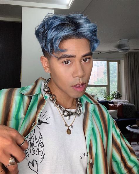 Serving my best Blue Steel! 💙 Hair color by... / OhAnthonio