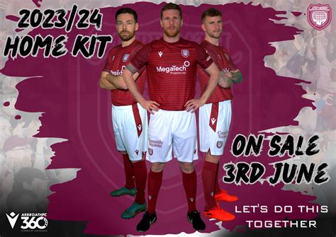 Arbroath 2023/24 Home Kit - On sale from 10am tomorrow! - Arbroath FC