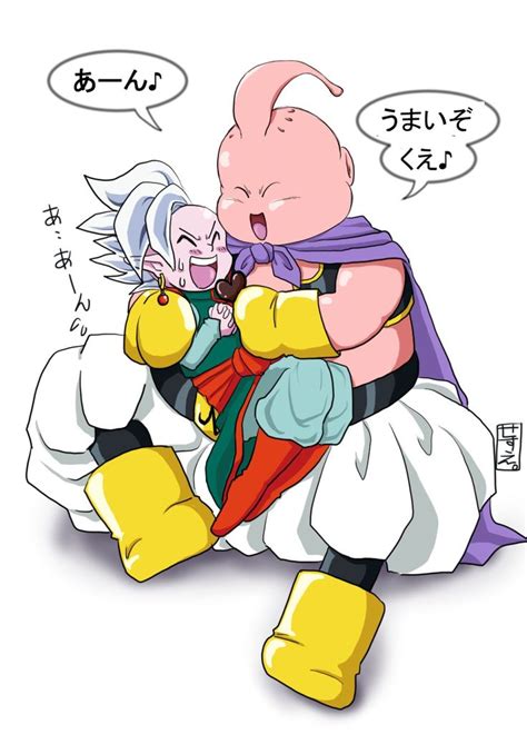 Majin Buu and Supreme Kai Shin | Kaioshin, Personajes de dragon ball ...