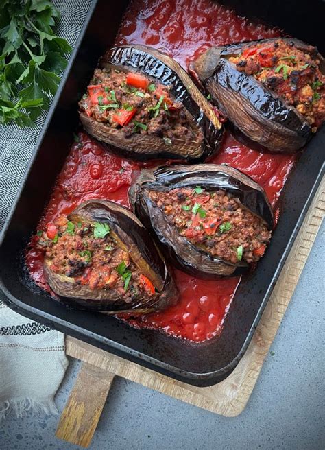 Turkish Stuffed Eggplant (Karniyarik) | (Delicious) Well Nourished