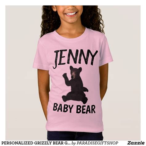 PERSONALIZED GRIZZLY BEAR GIRL T-SHIRTS | Zazzle in 2022 | Girls tshirts, Cool t shirts, Bear girl