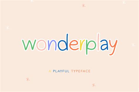 Wonderplay Font, Cute Fonts, Comic Fonts, Cartoon Fonts, Kids Fonts, Procreate Fonts, Fonts for ...