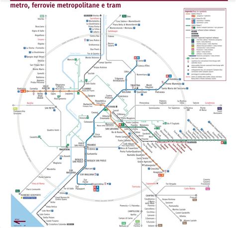 Rome Metro Map Overlay