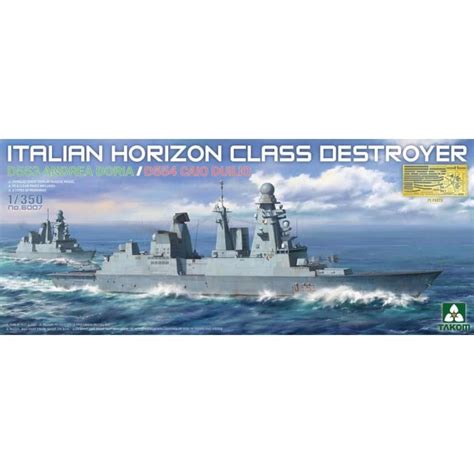 Takom TAK6007 1:350 Italian Destroy.D553 ANDREA DORIA/D554 CAIO DUILIO ...