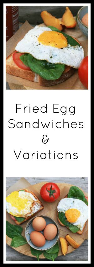 Fried Egg Sandwich Variations Recipes