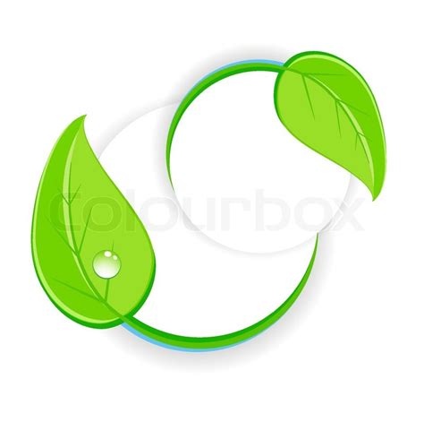 Green design symbol | Stock Vector | Colourbox