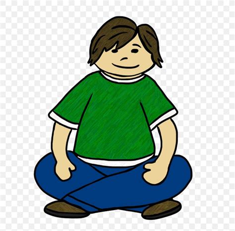 Child Sitting Criss Cross Clipart