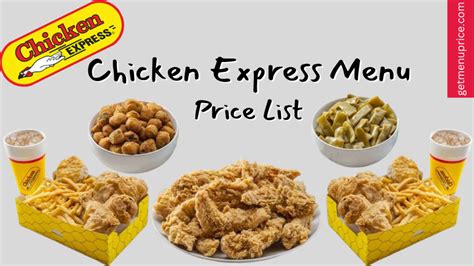 Chicken Express Menu Price List USA [Updated June 2023]