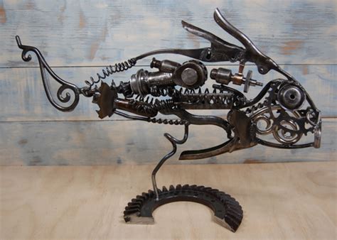 Sculptures in Reclaimed Metal by Christian Schoenig I Artsy Shark