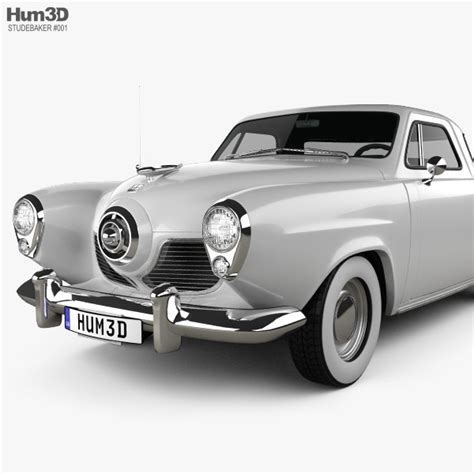 Studebaker Commander Starlight Coupe 1951 3D модель - Автомобілi на 3DModels